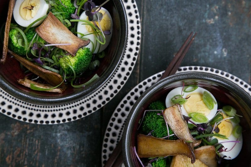 Brown Rice Noodle Ramen Bowls