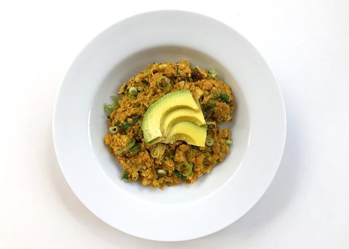 A Chickpea Scramble That Is Egg-Free But Protein-Packed