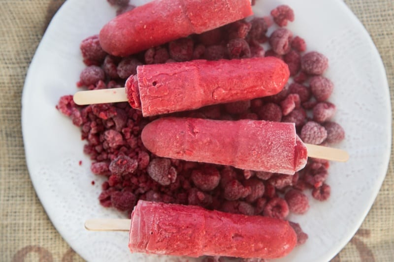 These Coconut Raspberry Popsicles Will Keep You Cool