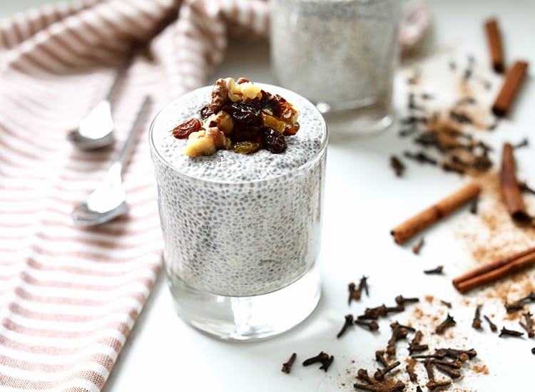 Gingerbread Chia Pudding For A Fiber-Filled Snack