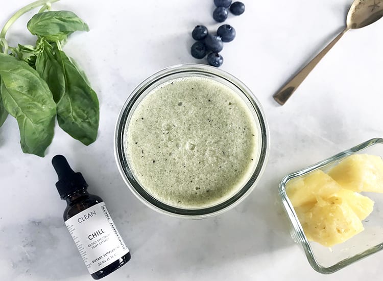 Chill Out With This Blueberry Hemp Smoothie – Clean Program
