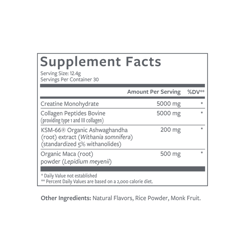 Nutrition label