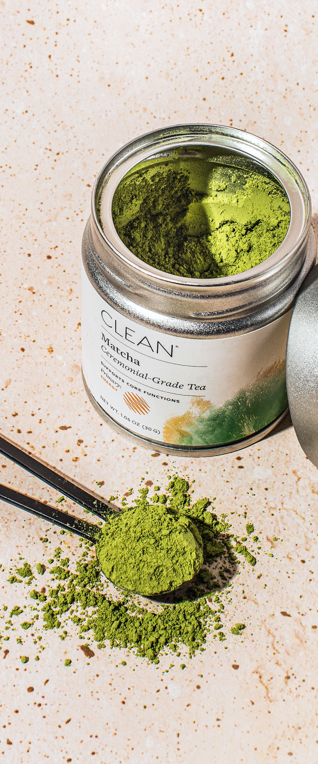clean matcha powder