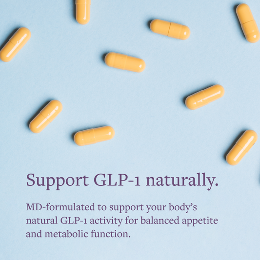 GLP-1 Boost+ product image. Product card text: Gut–Metabolic Support & Appetite Balance view 2 GLP-1 Boost+ product image. Product card text: Gut–Metabolic Support & Appetite Balance view 2