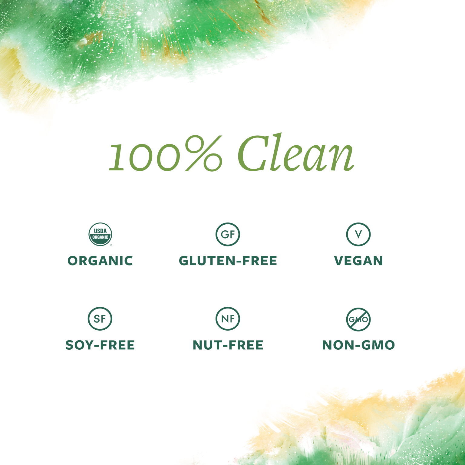 clean matcha powder