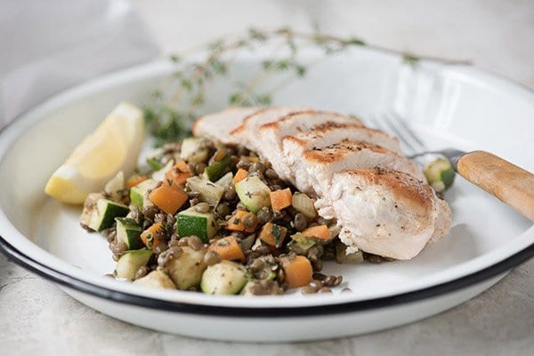 Lentil And Zucchini Salad