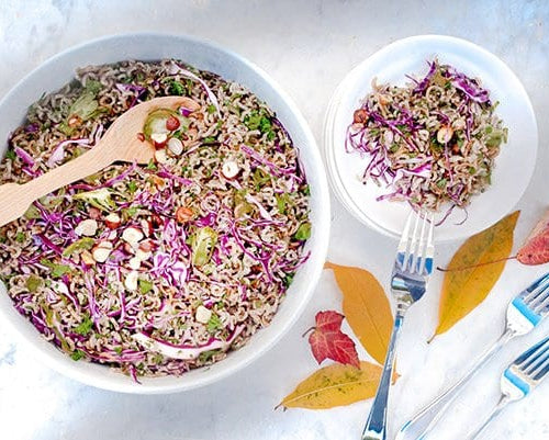 Wild Rice And Brussels Sprout Salad