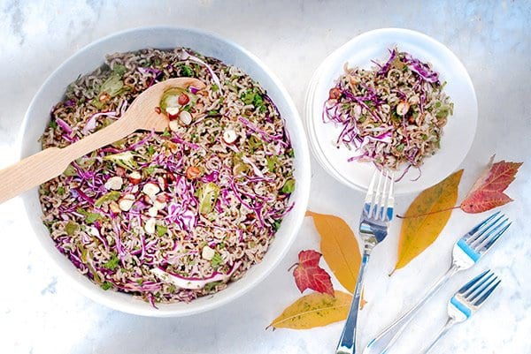 Wild Rice And Brussels Sprout Salad