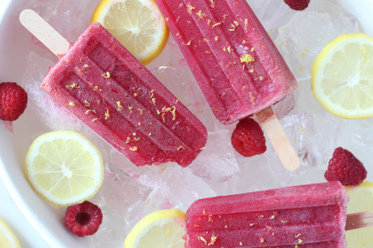 Treat Yourself to These Raspberry Lemonade Electrolyte Popsicles