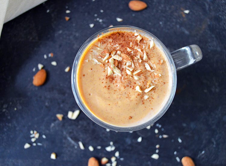 Ayurvedic Smoothie With Almonds & Sweet Potato