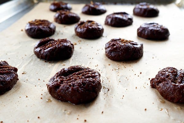 Healthy Grain Free Chocolate Cookies With Cashew Butter