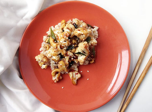 Vegan General Tso's Cauliflower Dish