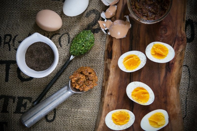 Hard Boiled And Stuffed Eggs