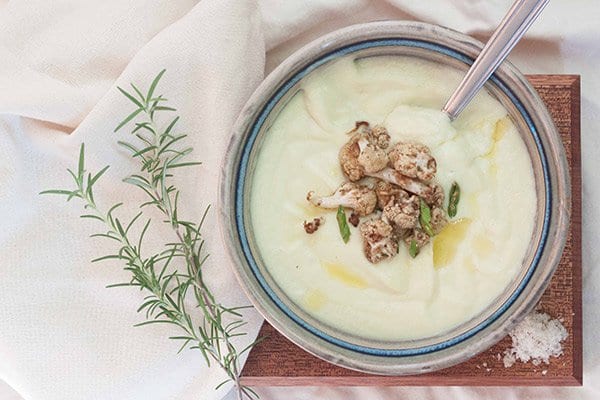 Roasted Cauliflower Soup To Help Boost Your Antioxidants