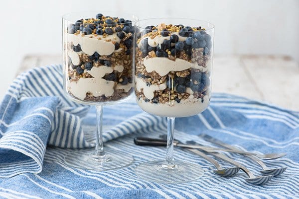 Blueberry-Cashew Whip Parfait
