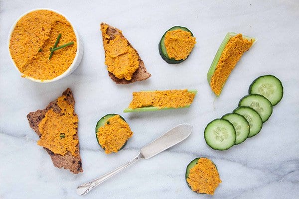 Healthy Veggie Dip Perfect For Snacking On The Go