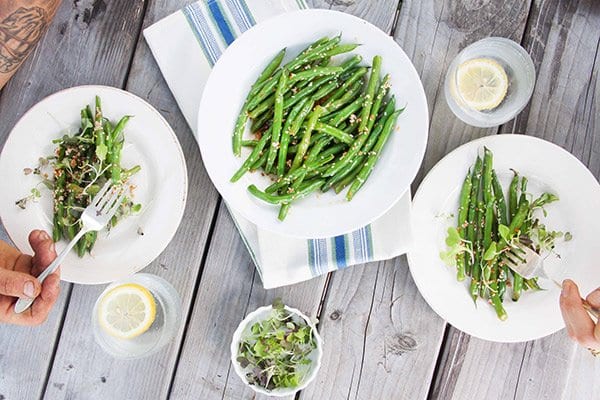 Gingered Green Beans