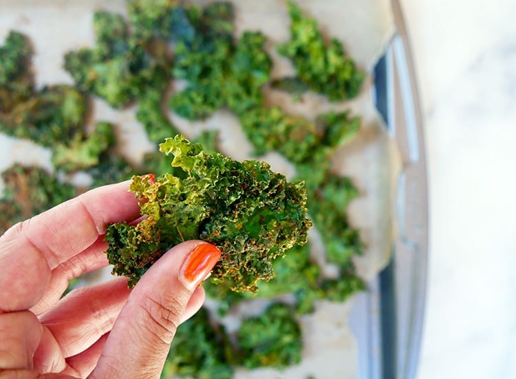 Crunchy Kale Chips Make The Best Snack