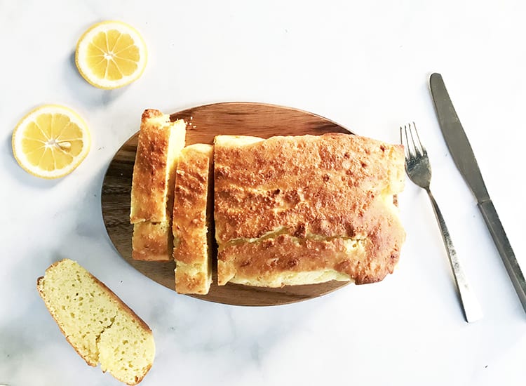 Lemony Keto Pound Cake Recipe