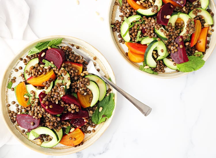 The Bright Lentil Beet Salad You'll Make On Repeat