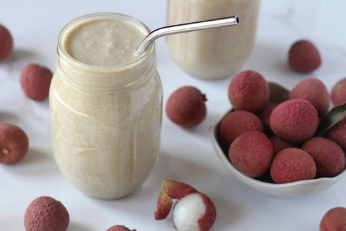Lychee Smoothie With Thai Basil for an Antioxidant Boost
