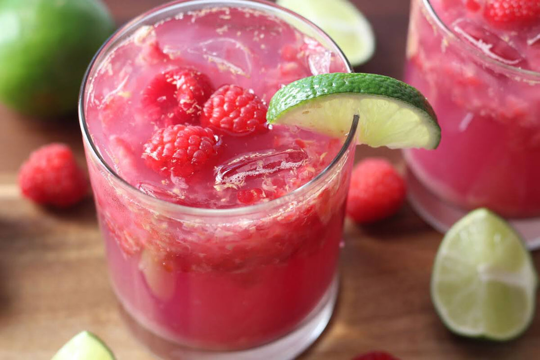 Magnesium Coconut Water Mocktail Recipe in glass