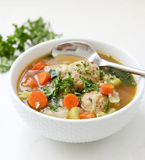 Chicken Meatball Soup Recipe