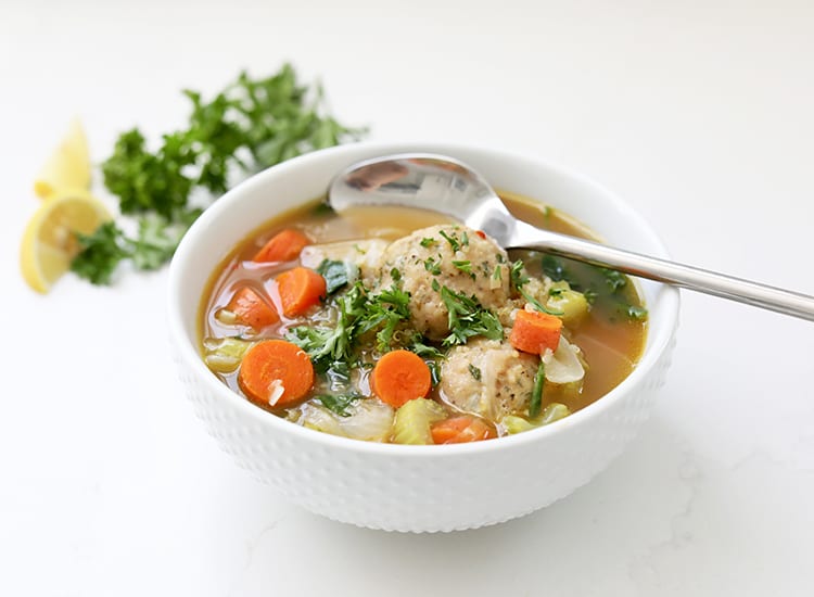 Chicken Meatball Soup For Better Immunity