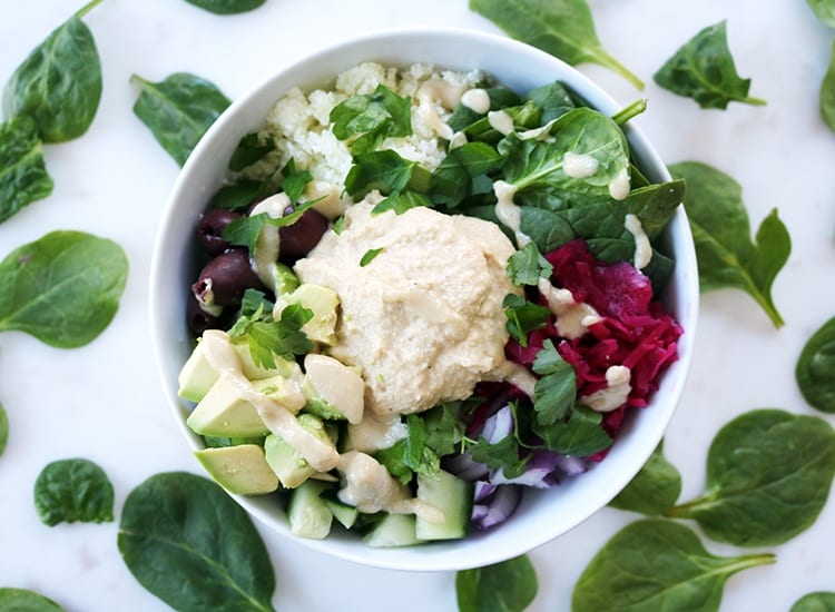 Grain-Free Mediterranean Bowl That's Also Great For Your Skin