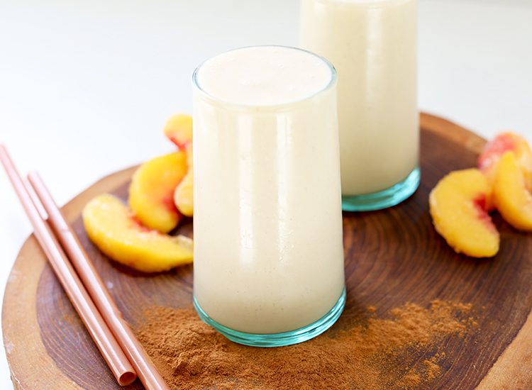 Summer's Best Peaches And Cream Smoothie