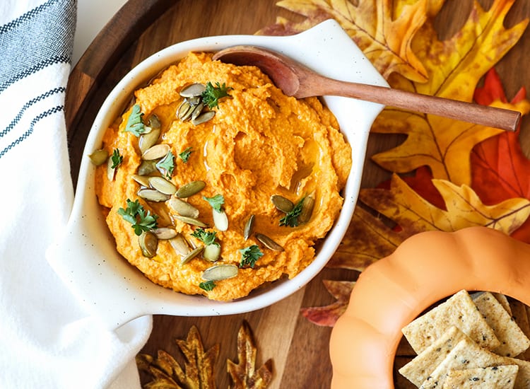 Pumpkin Hummus Perfect For The Season