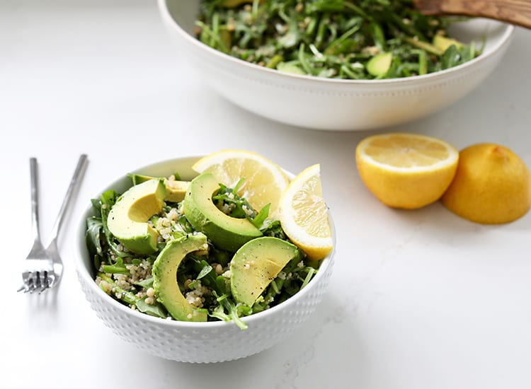 Asparagus And Garlic Quinoa Bowl