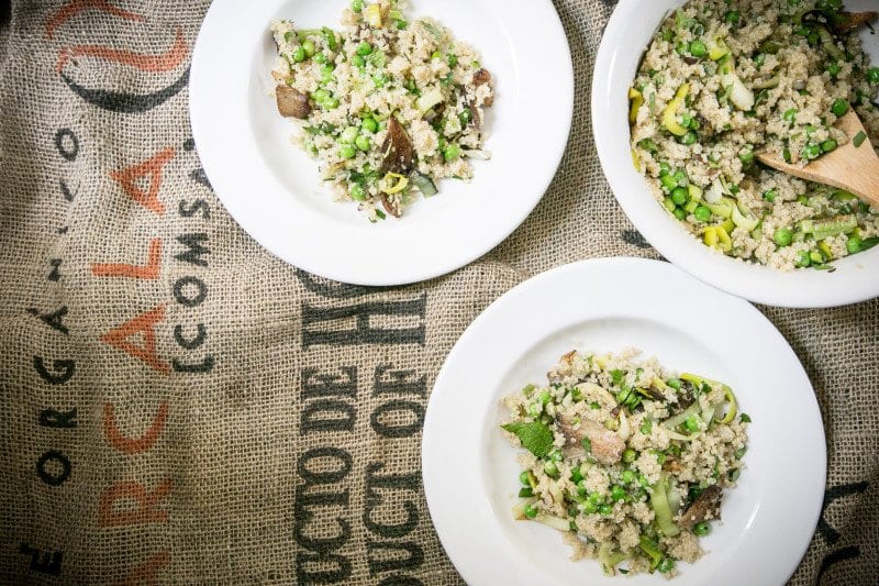 Quinoa Salad With Spring Vegetables