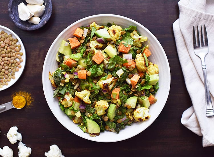 Roasted Cauliflower Salad For Your Summer Menu