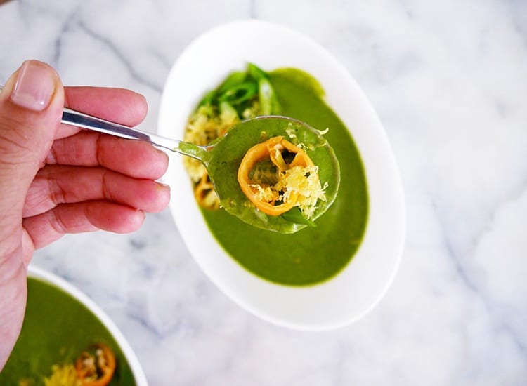 This Delicious Thai Coconut Soup Hides Lots Of Greens