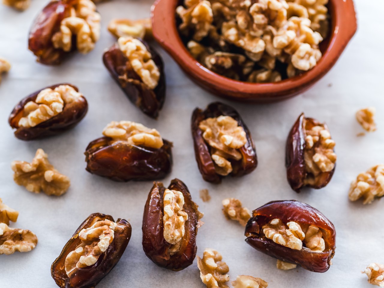 Walnut Stuffed Chocolate-Covered Dates For The Holidays