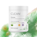 Clean Greens Superfood Powder tub.