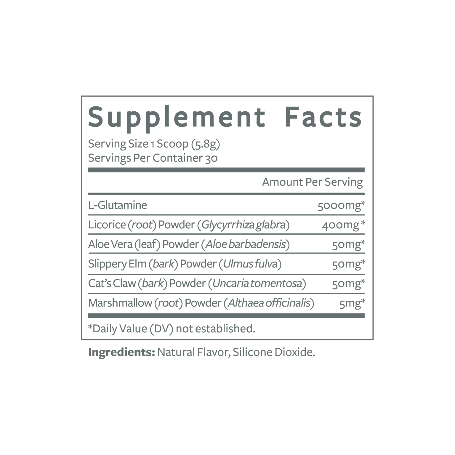 Jump to Gut Integrity L-Glutamine Powder in product gallery