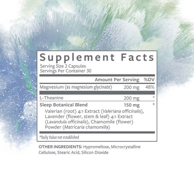 Sleep Well Supplement Facts