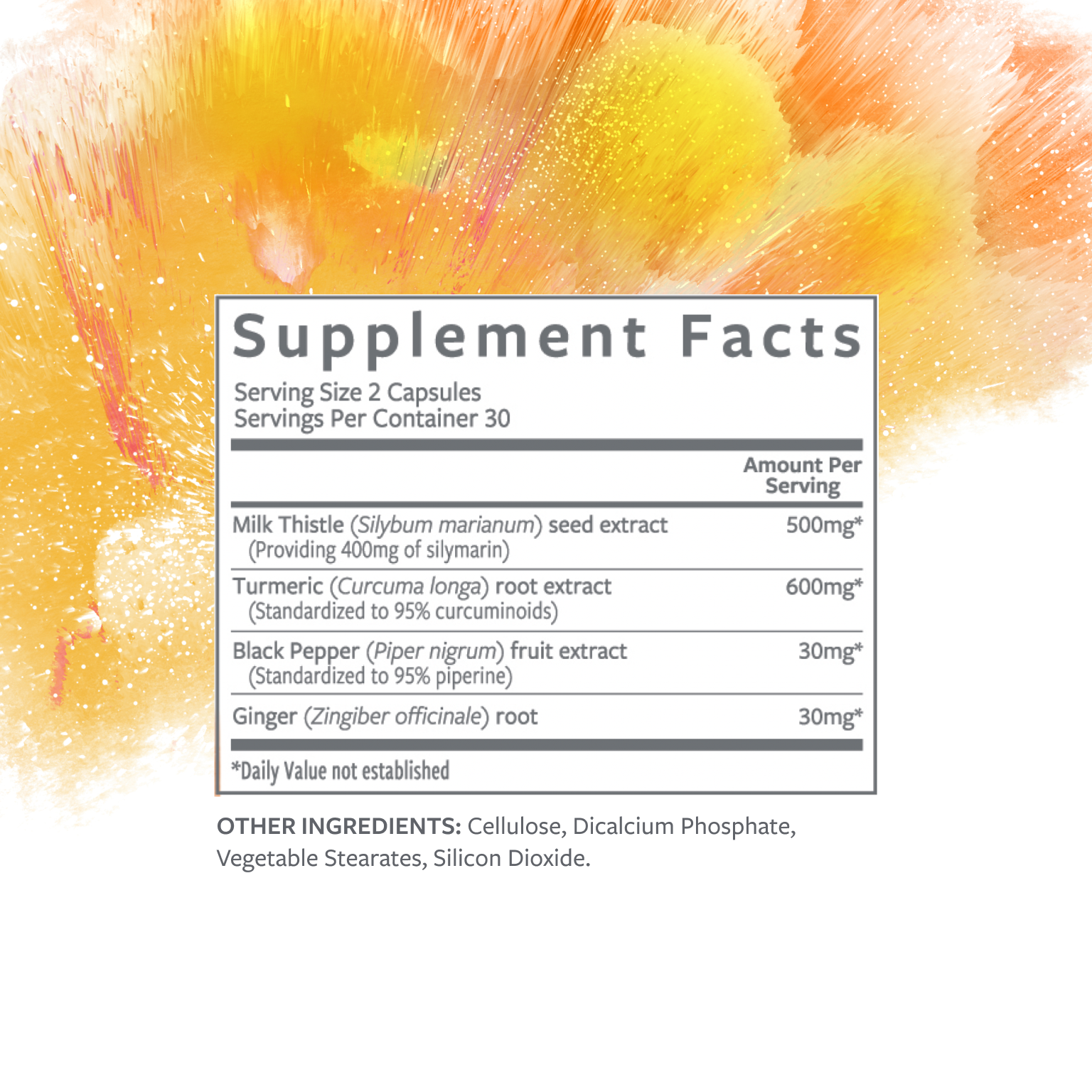 turmeric supplement, liver supplement facts