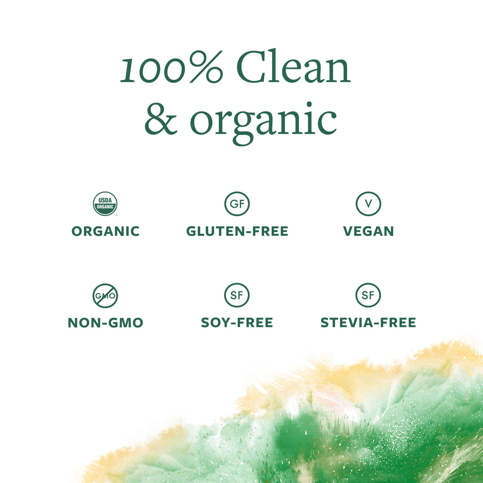 Powerful Supplements. Clean 7 supplement capsules with ingredients listed.