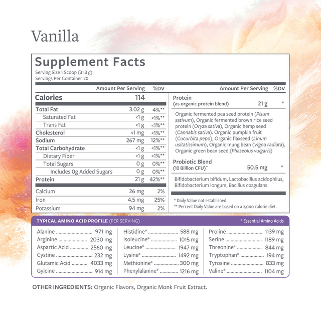 Daily Shake Probiotic Protein Powder