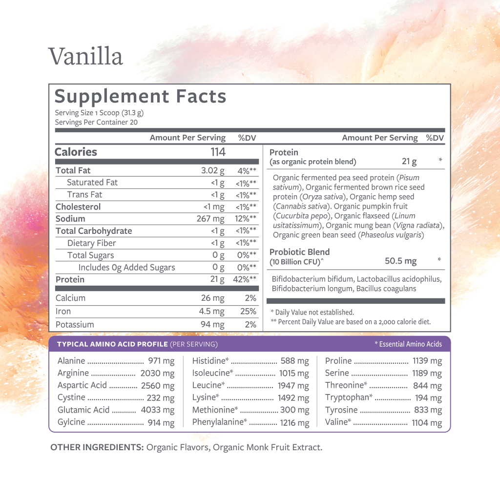 Daily Shake Probiotic Protein Powder