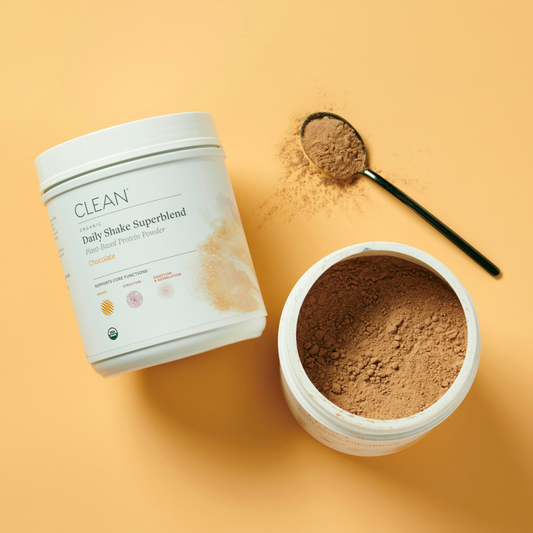 Daily Shake Probiotic Protein Powder product image. Product card text: Organic Plant-Protein for Gut Health & Energy view 2