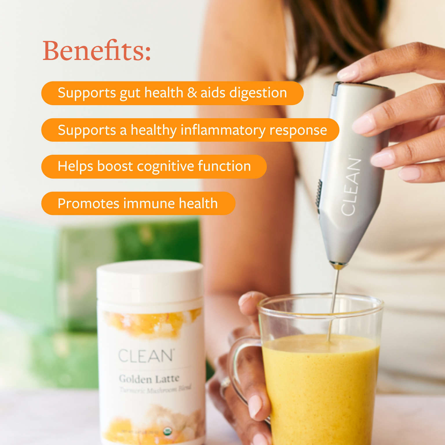 Organic Golden Turmeric Latte Mushroom Blend