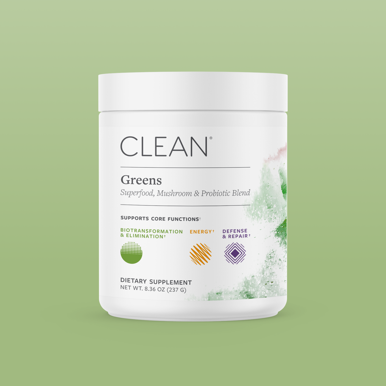 Jump to Clean Greens Superfood Mushrooms & Probiotic Blend in product gallery
