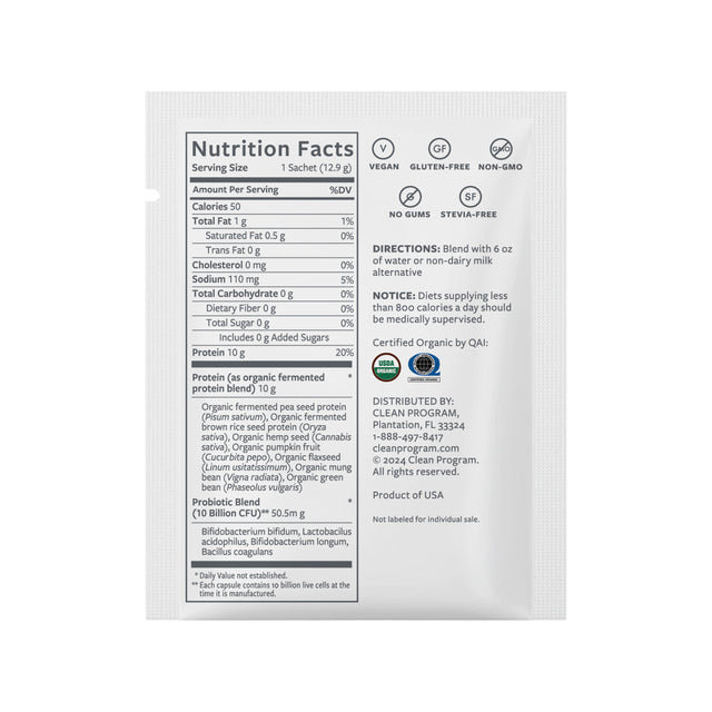 Cleanse Shake Samples