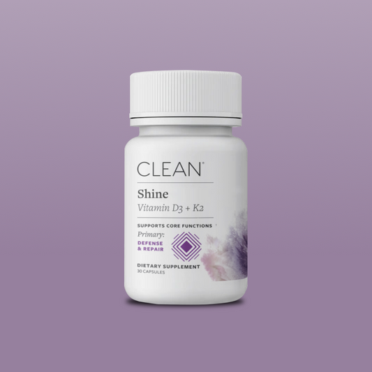 Shine D3 & K2 Supplement product image. Product card text: Supports Immune & Bone Health view 1