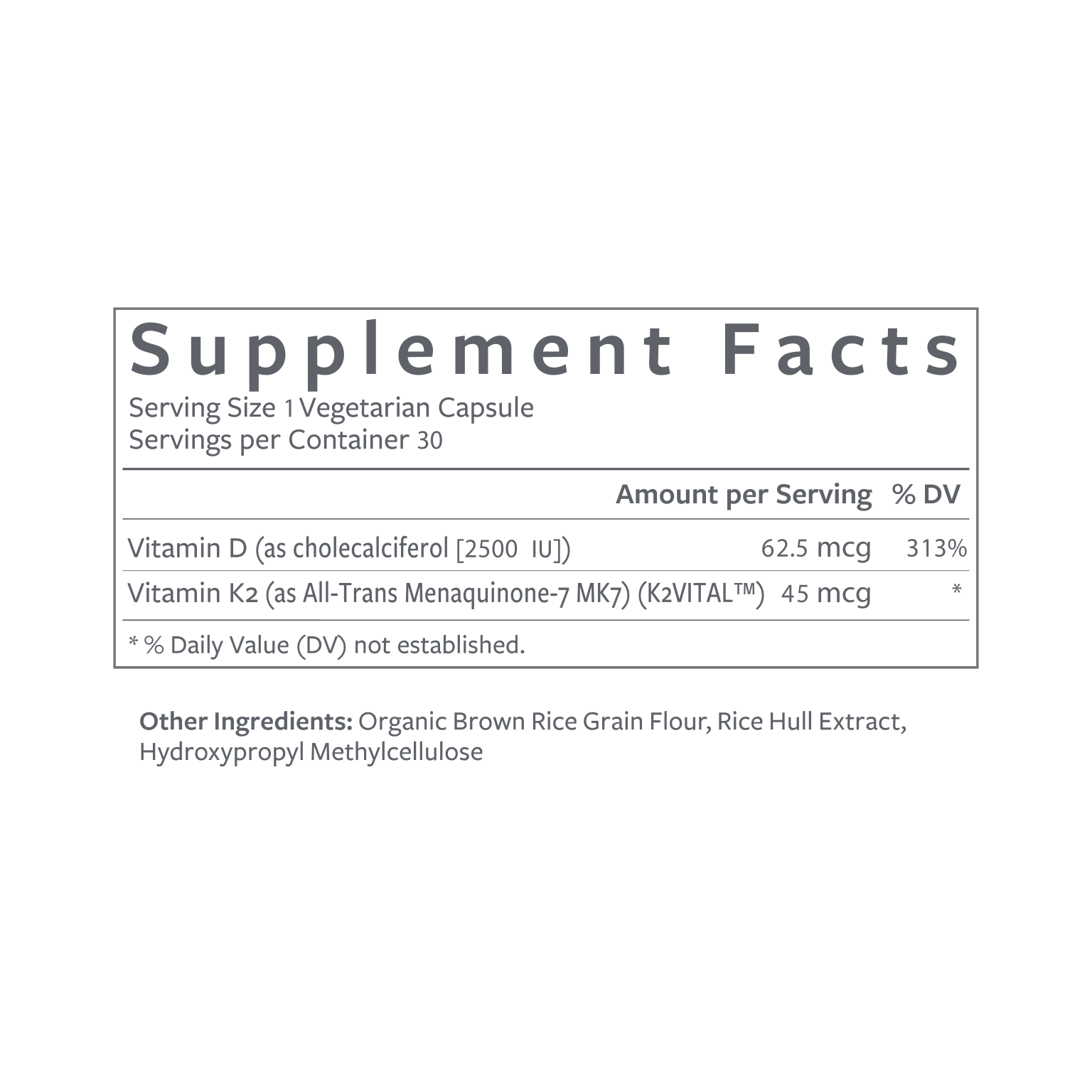 Shine D3 & K2 Supplement