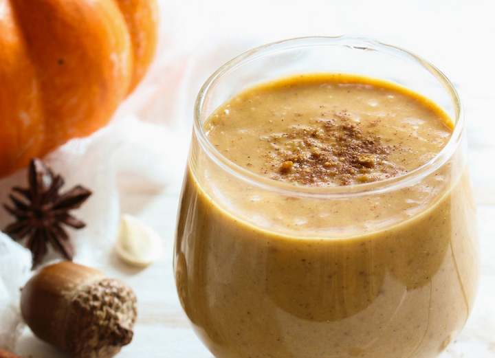 Probiotic shake in a glass